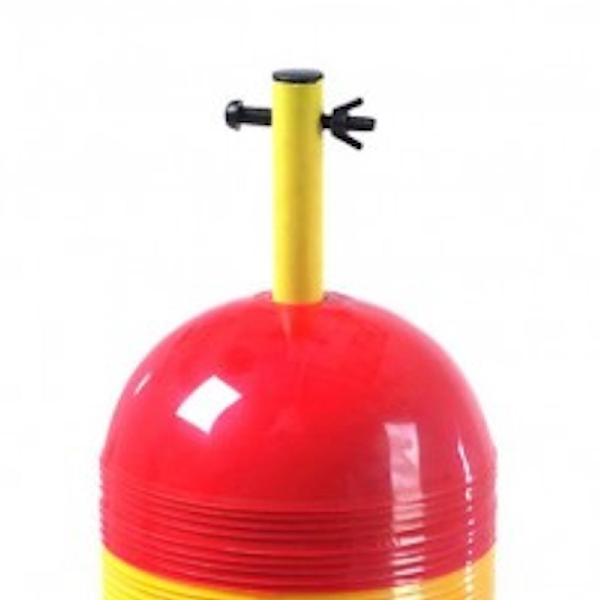 Lot de 40 cônes d'entraînement ronds ZASTOR DOM-40 - 4 coloris 3/3