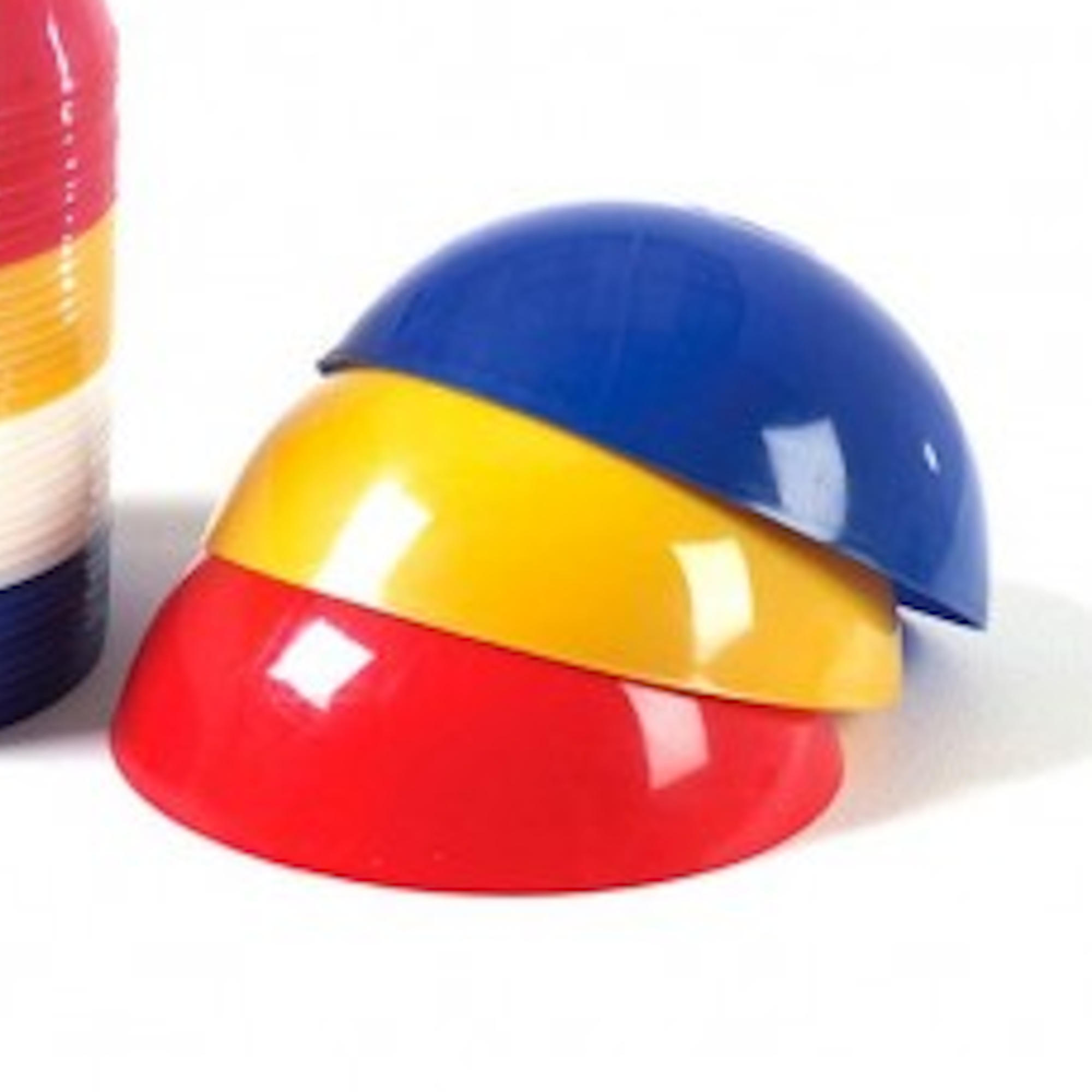 Lot de 40 cônes d'entraînement ronds ZASTOR DOM-40 - 4 coloris 2/3
