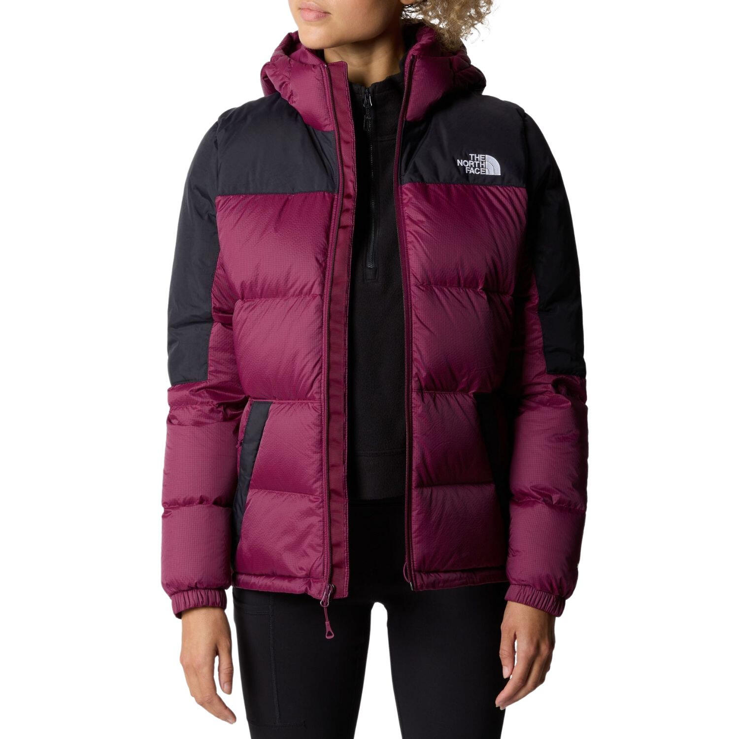 Chaqueta de pluma The North Face Diablo Down Hoodie granate para mujer 2/7