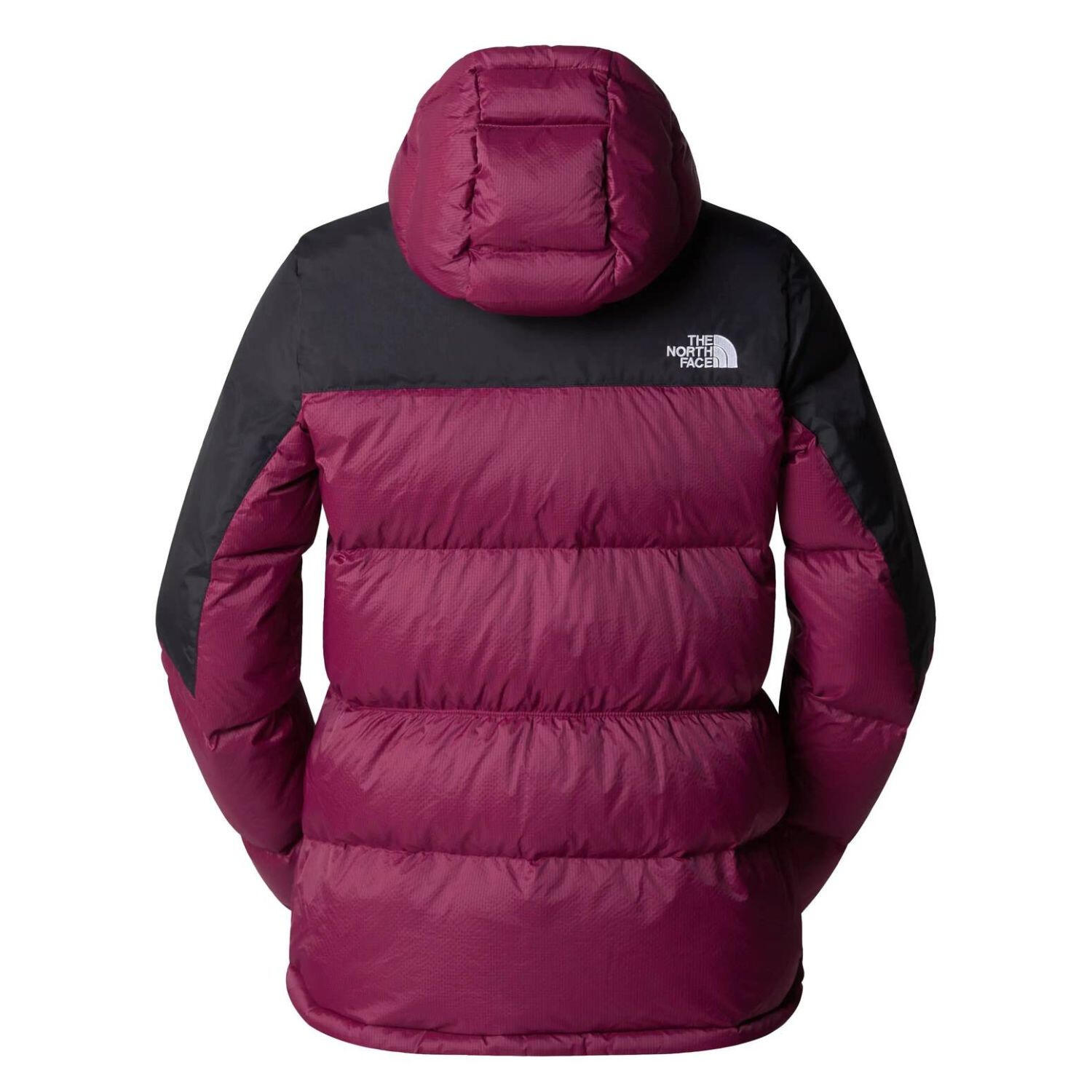 Chaqueta de pluma The North Face Diablo Down Hoodie granate para mujer 4/7