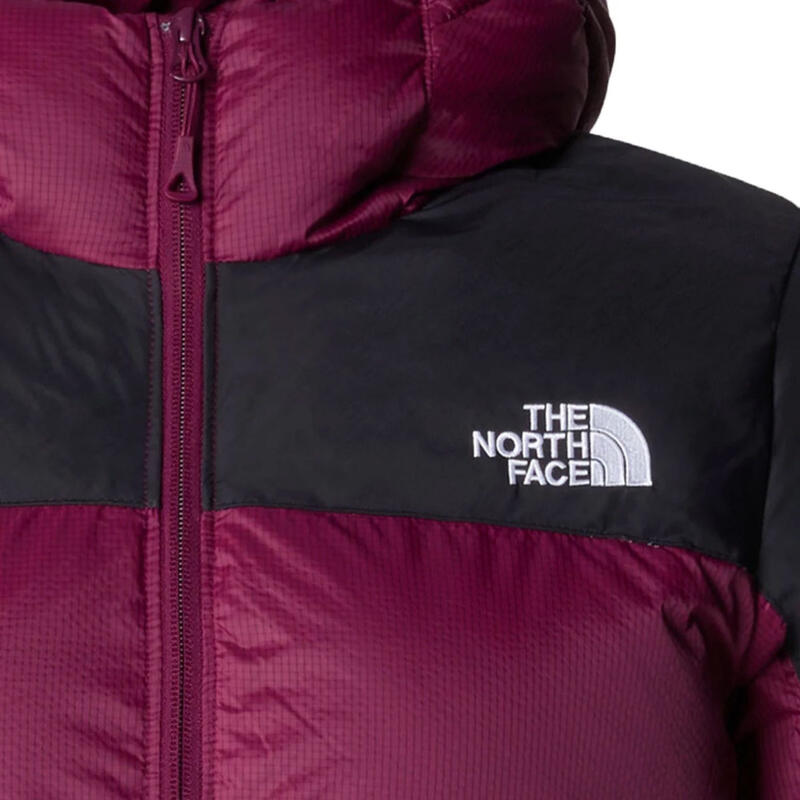 Kurtka damska The North Face Diablo Down Hoodie puchowa bordowa