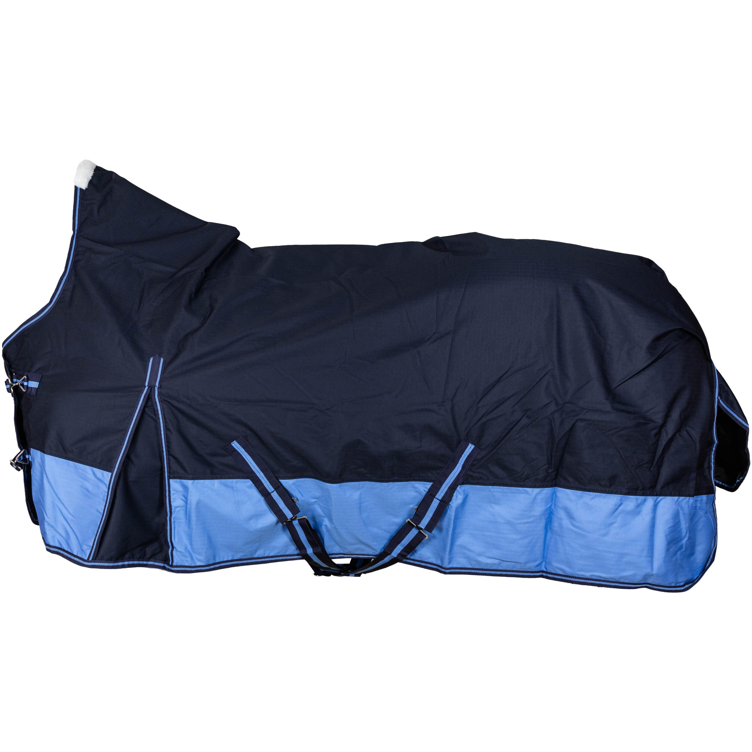 RL24 Weidedecke High Neck Polarfleece 600D BASICLINE blau/babyblau