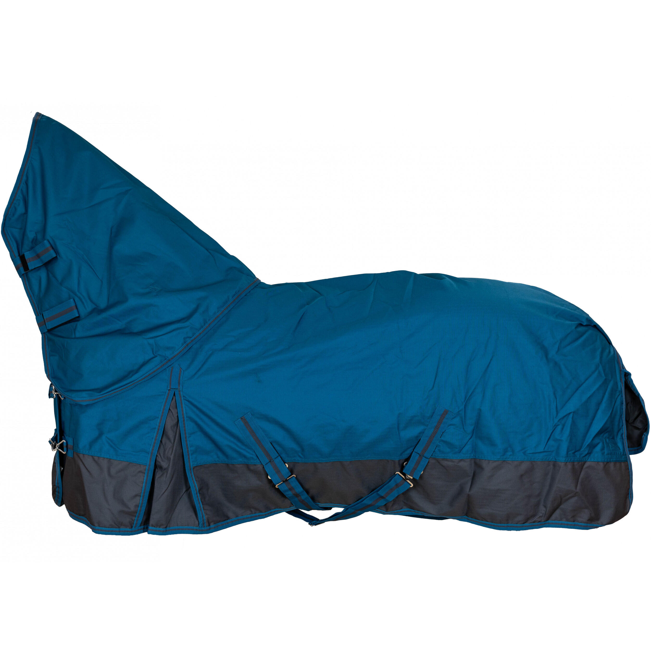 RL24 Winterdecke Full Neck 300g Füllung 600D BASICLINE petrol/graphit