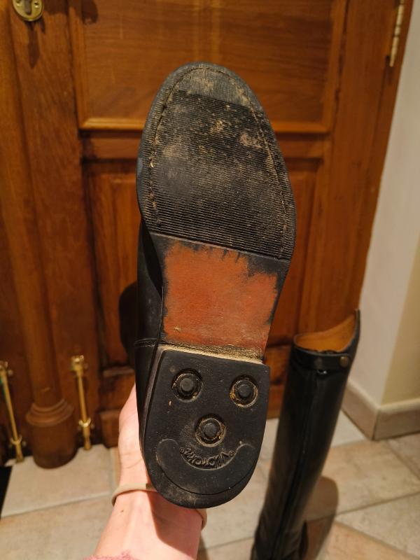 Entre Particuliers - Bottes d'équitation en cuir taille 40 4/4