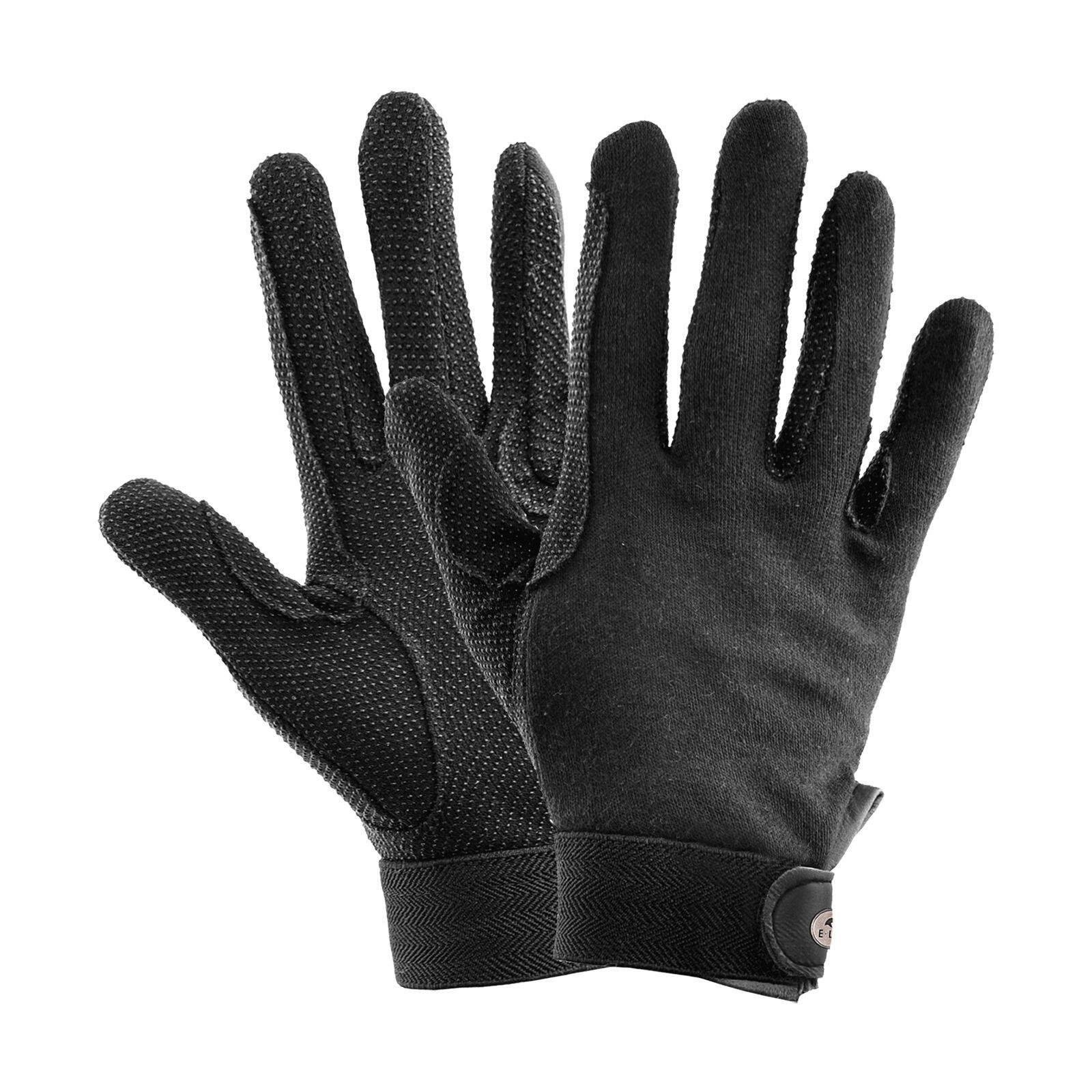 Elt - Gants D'Équitation Enfant Elt Picot - Gants - Noir - 4 À 6 Ans - Decathlon
