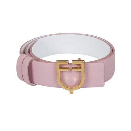 Ceinture lisse double face en cuir femme Equestro