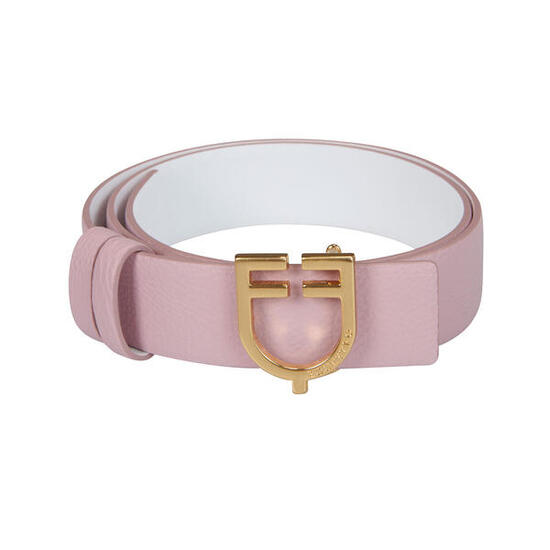 Ceinture lisse double face en cuir femme Equestro