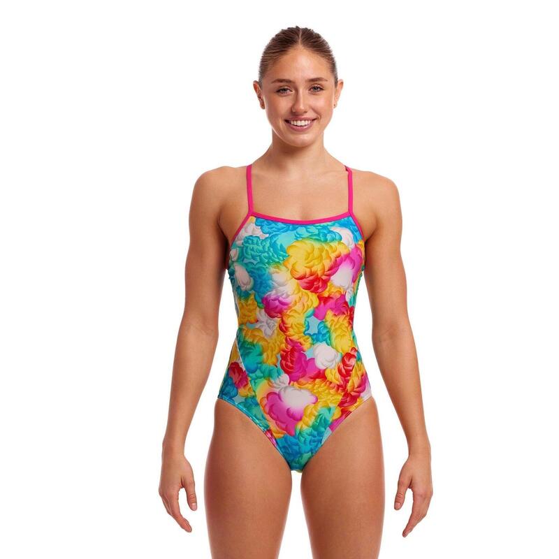 Strój do pływania FUNKITA Cloudy Colours - Single Strap