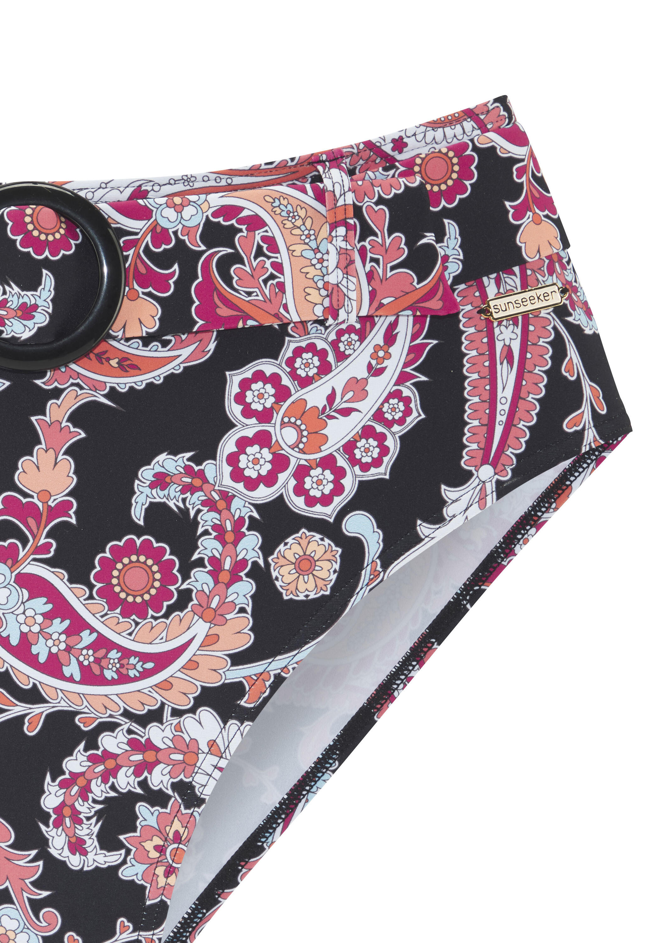 Damen Highwaist-Bikini-Hose 3/4