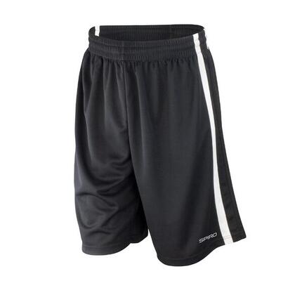 Short De Basketball Hommes (Noir/Blanc)