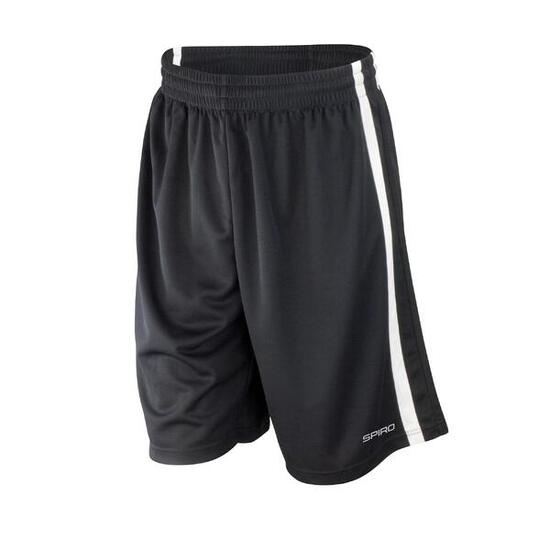 Short De Basketball Hommes (Noir/Blanc)