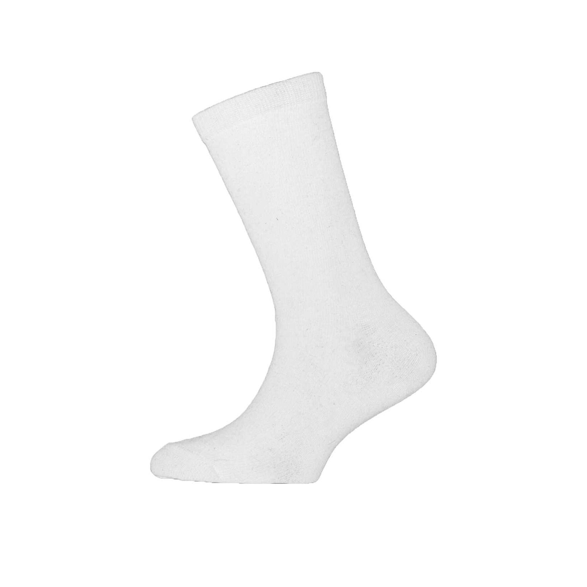 Schulsocken unifarben (3er Pack) Kinder Weiß 2/2
