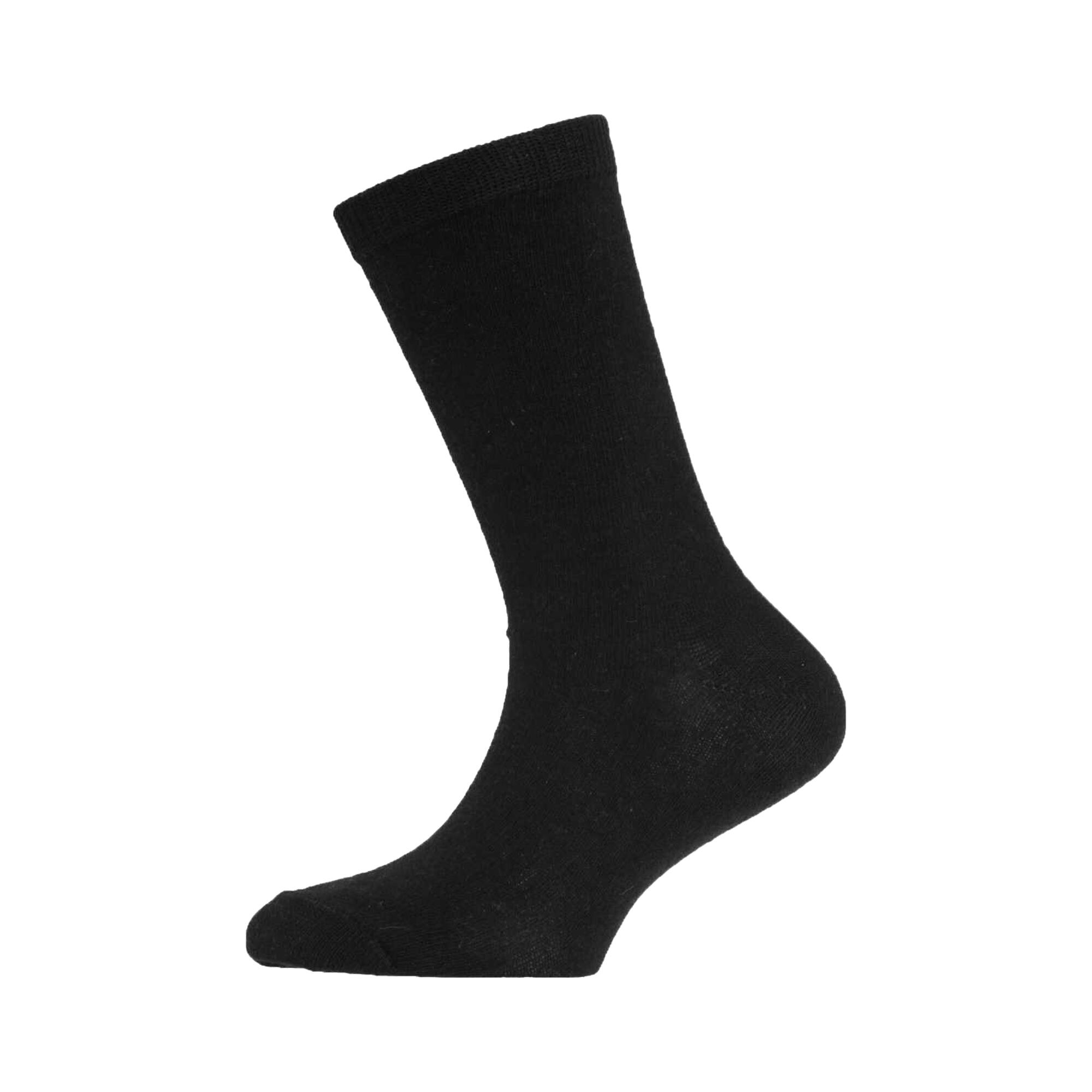 Schulsocken unifarben (3er Pack) Kinder Schwarz 2/2