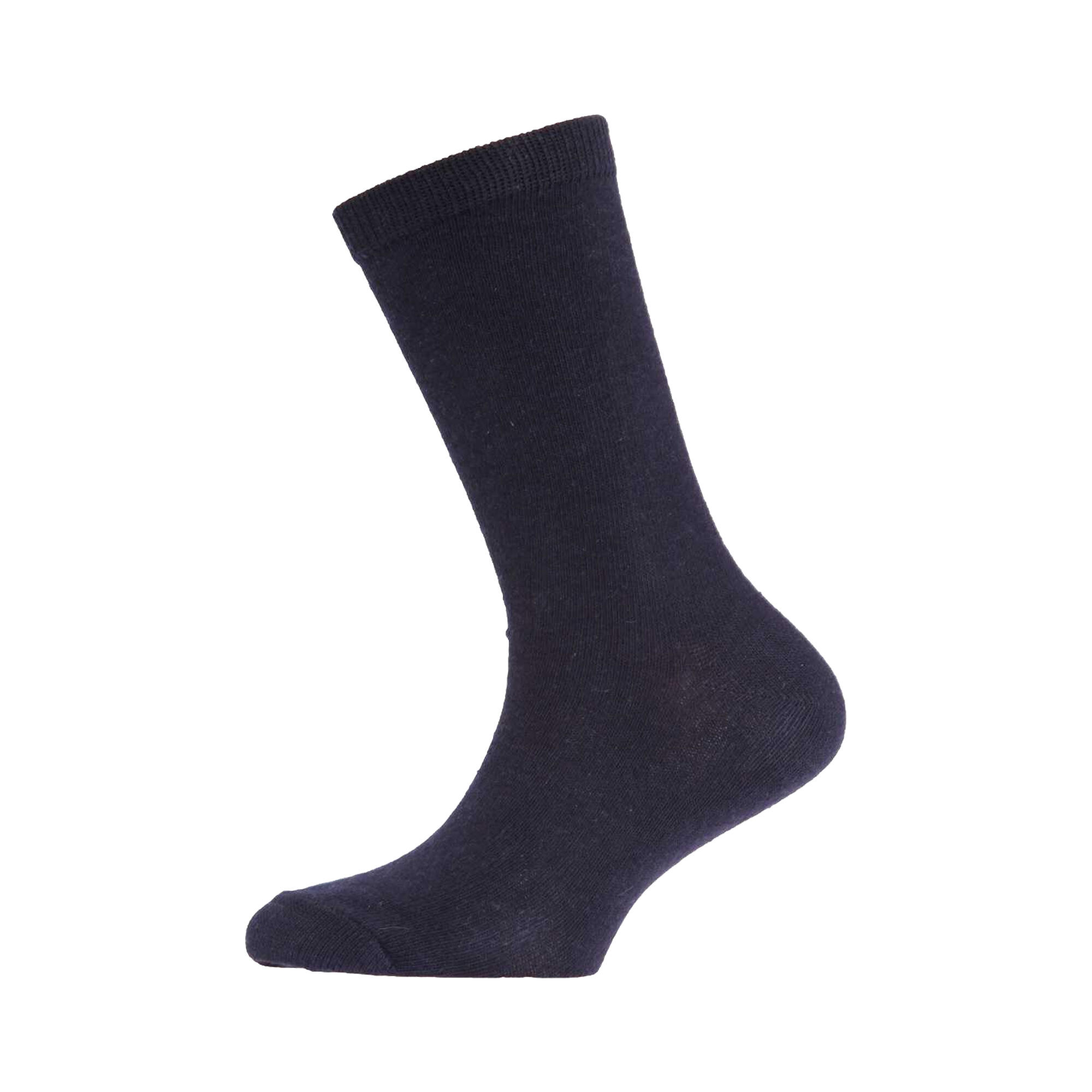 Schulsocken unifarben (3er Pack) Kinder Blau 2/2