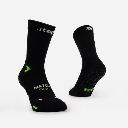 Match Stepl Antirutsch-rugbysocken Schwarz