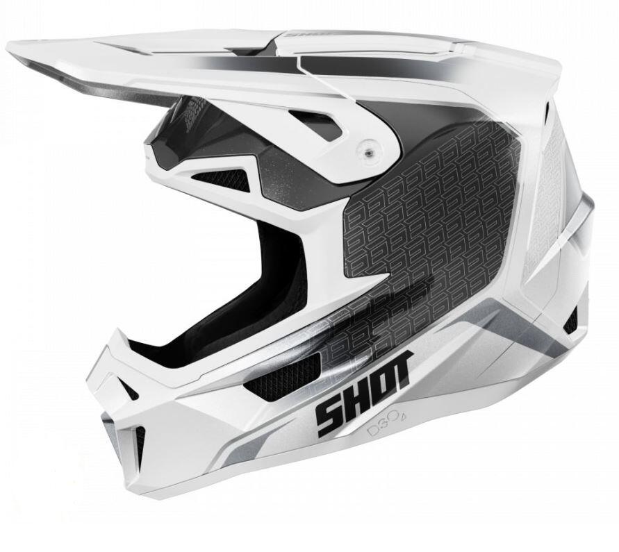 Shot Lite Casco Integrale MTB/BMX Nero Bianco Adulto 1/3