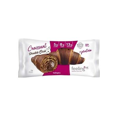 Eiwitkoeken - croissant + eiwit (50g) - dubbele chocolade