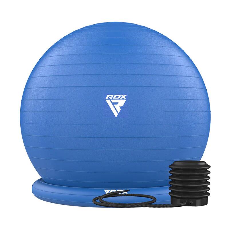 Minge de yoga gonflabilă RDX B2 cu bază anti-alunecare, tuburi de rezistență55cm