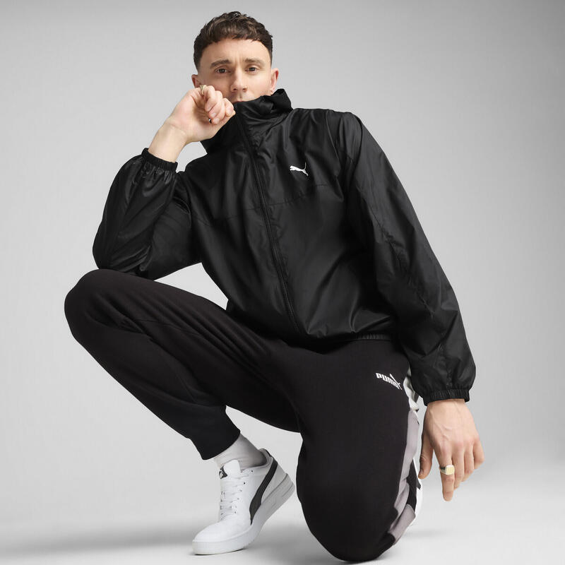 Geacă de vatelină alergare bărbați Essentials Regular Negru PUMA