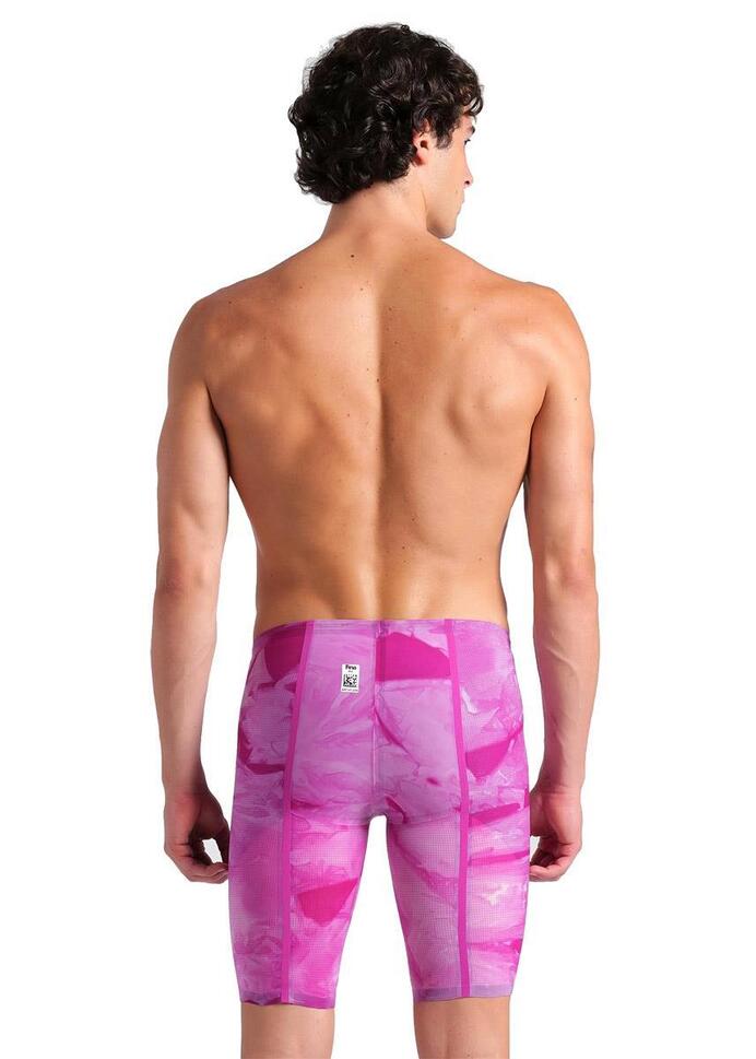 Strój startowy męski Arena Carbon Glide Le Jammer Tie-Dye CICLAMYN UK22