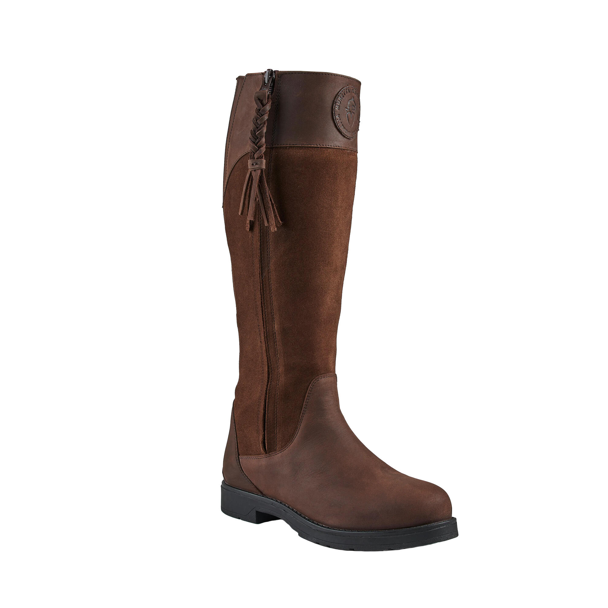 Womens/Ladies Varallo Leather Country Boots (Brown) 1/4