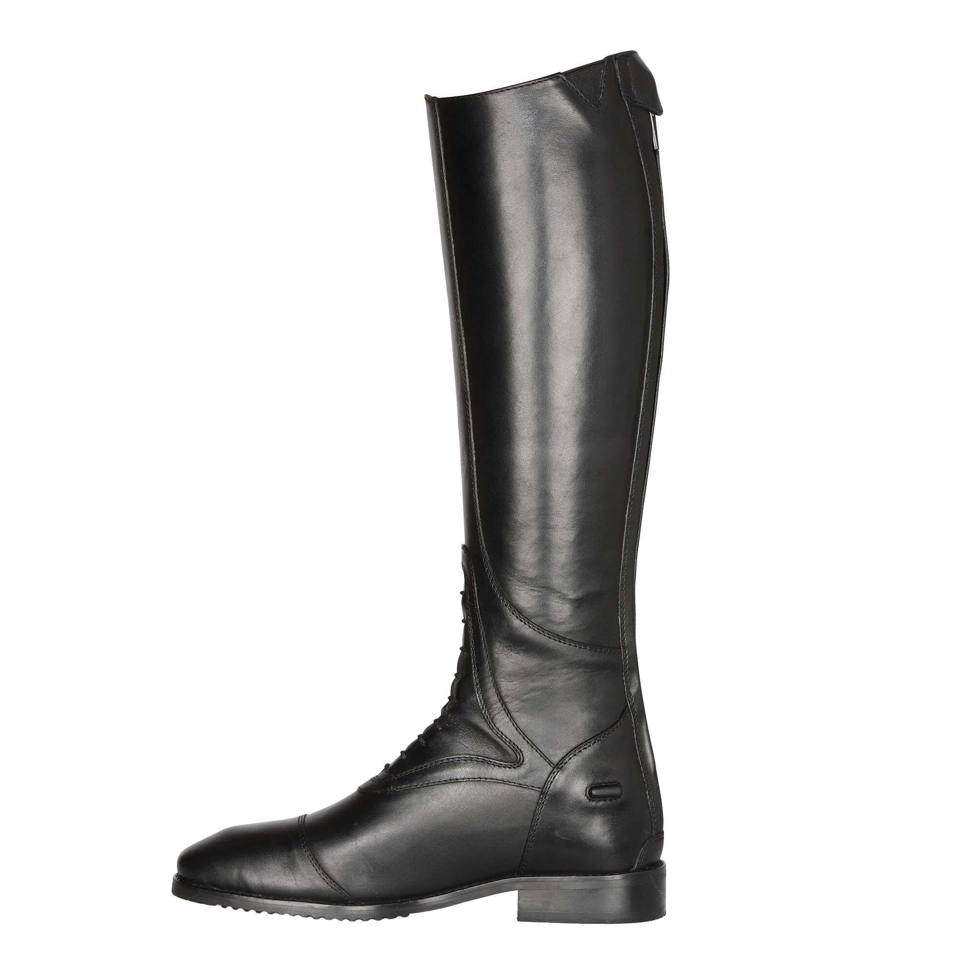 Unisex Adult Tivoli Leather Long Riding Boots (Black) 2/4