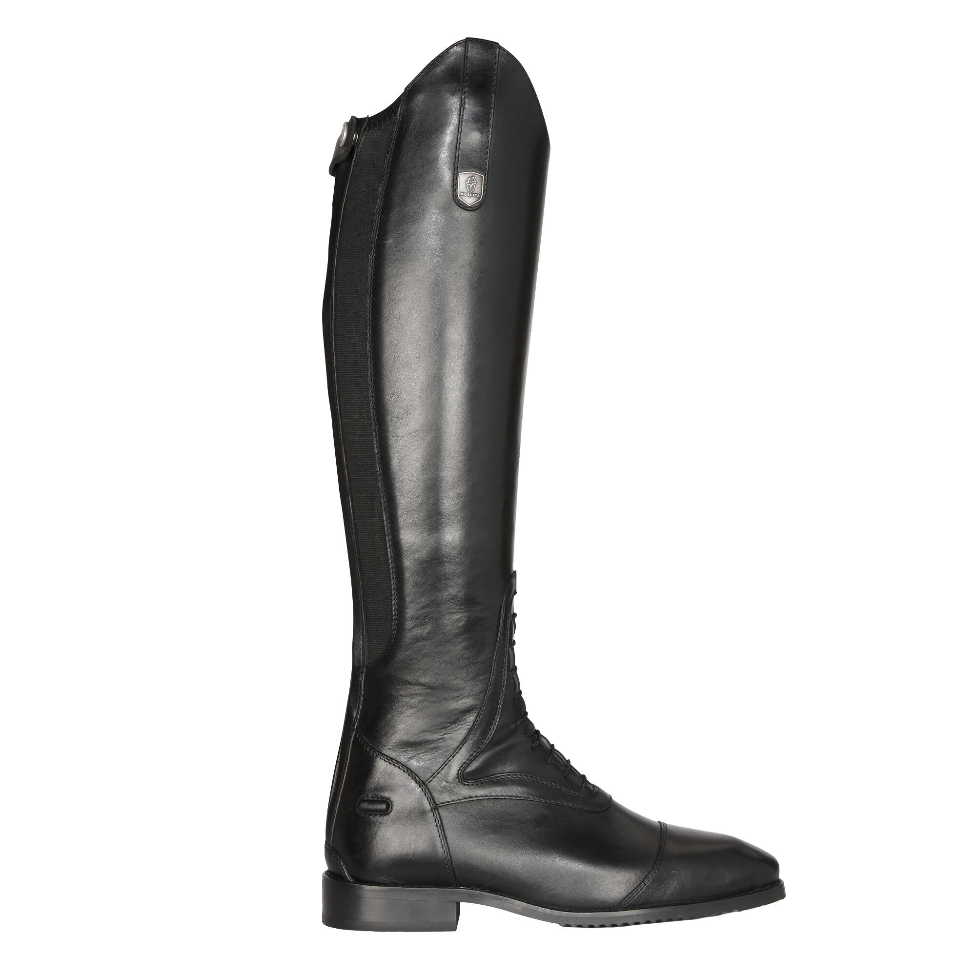 Unisex Adult Tivoli Leather Long Riding Boots (Black) 3/4