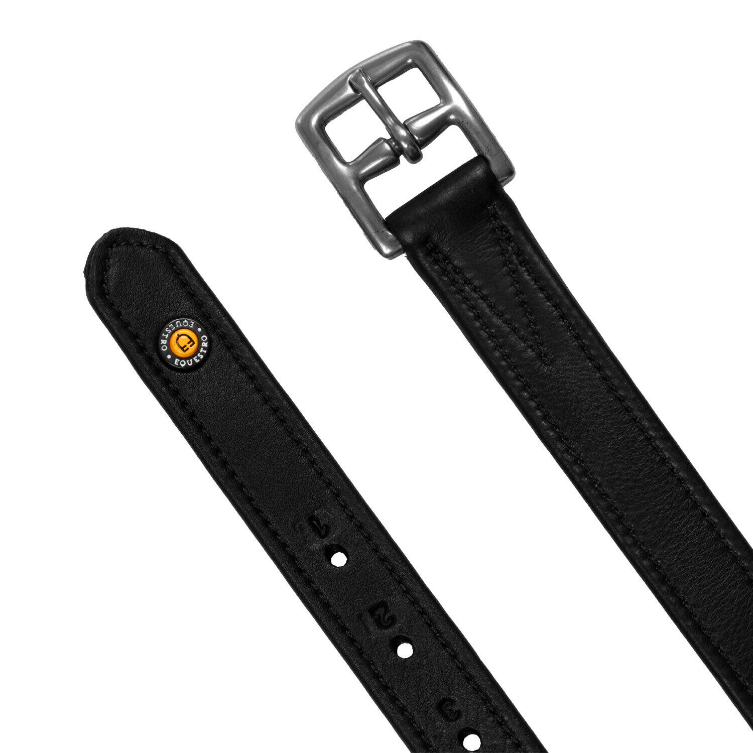Cinghie per cavallo in pelle con fori numerati Equestro 4/5