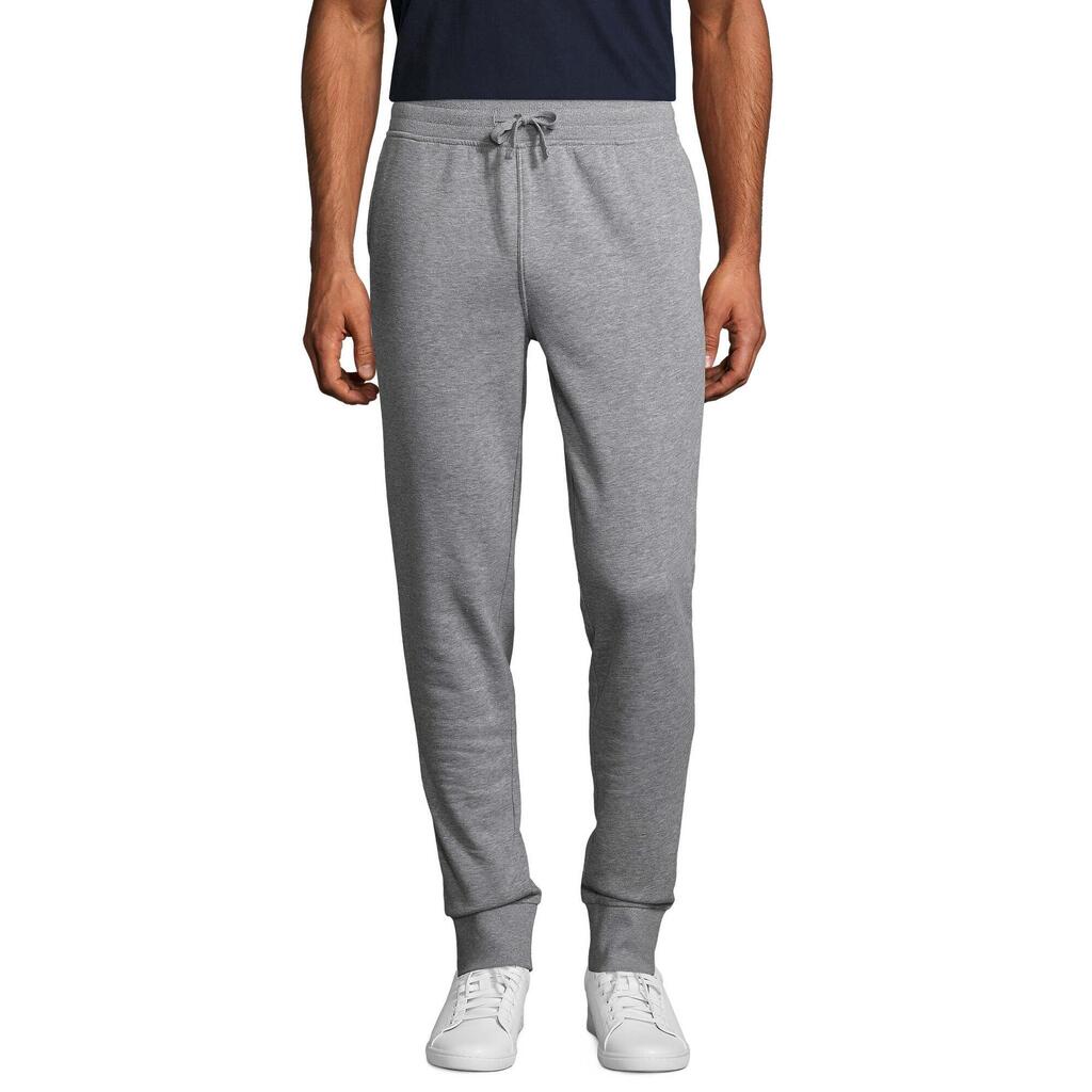 Mens Jake Melange Slim Jogging Bottoms (Grey Melange)