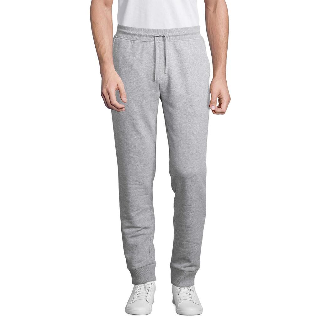 Mens Jet Melange Jogging Bottoms (Grey Melange)