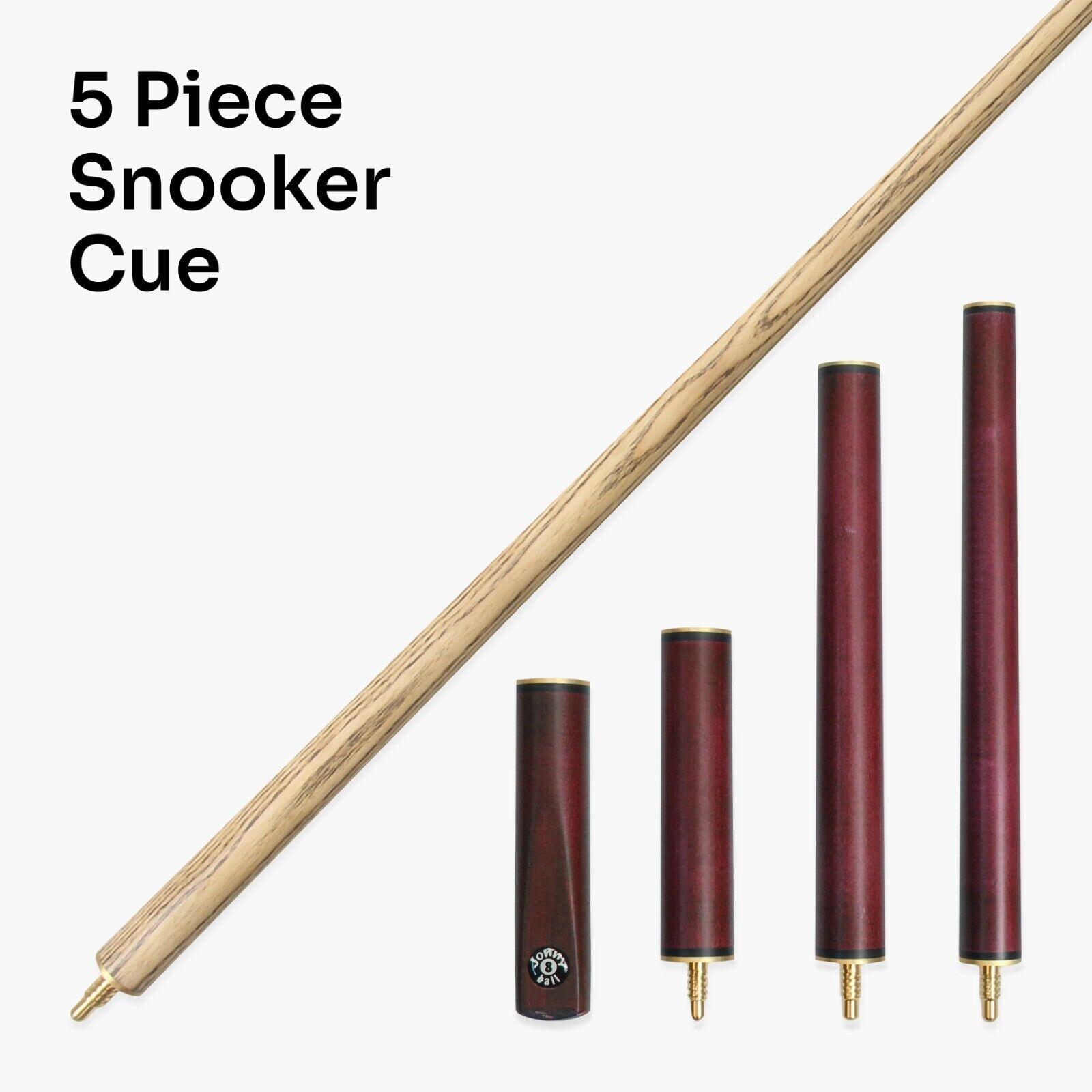 Jonny 8 Ball BURGUNDY COMBI Adjustable 5 Piece Ash Pool Snooker Cue - 9mm Tip 2/7