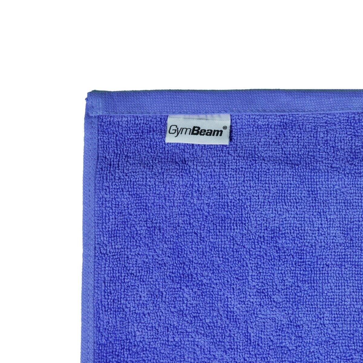 Asciugamano fitness in cotone 50x90 cm blu 4/5