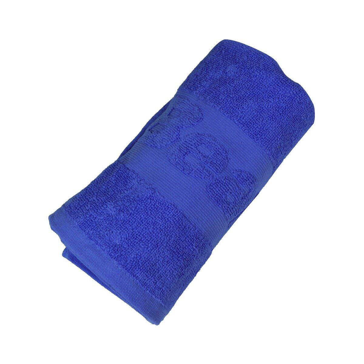 Asciugamano fitness in cotone 50x90 cm blu 2/5