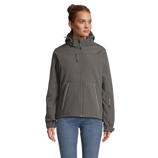 Veste Softshell ROCK Femme (Gris Charbon)