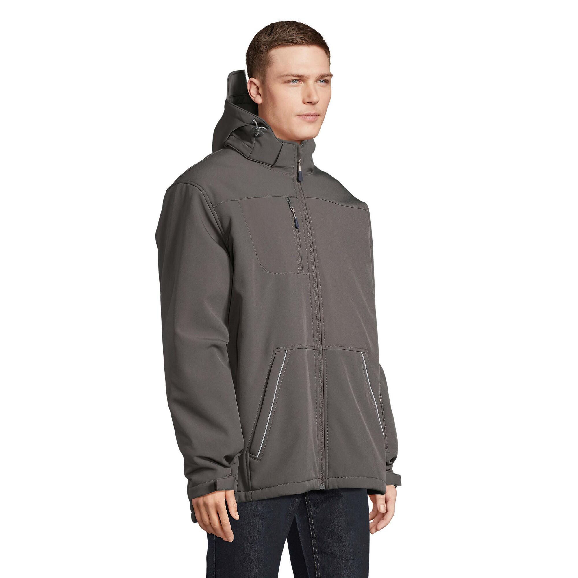 Veste Softshell ROCK Homme (Gris Charbon) 3/4