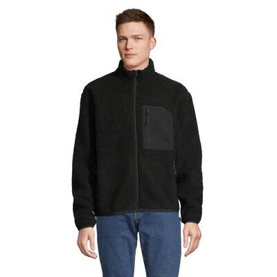 Fury sherpa jas voor volwassenen (koolstof grijs/zwart)