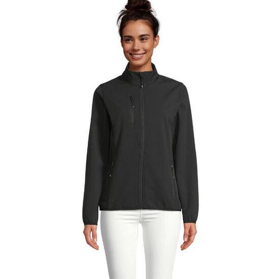 Giacca Soft Shell Con Cerniera Donna SOLS Falcon Blu Abisso