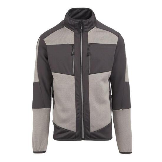 EVolve gebreide stretch midlayer voor volwassenen (Mineraalgrijs/antraciet)