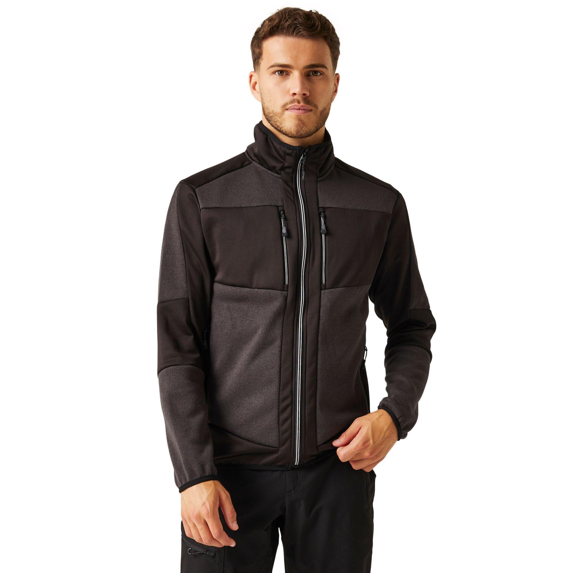 EVolve gebreide stretch midlayer voor volwassenen (As/Zwart) 3/4