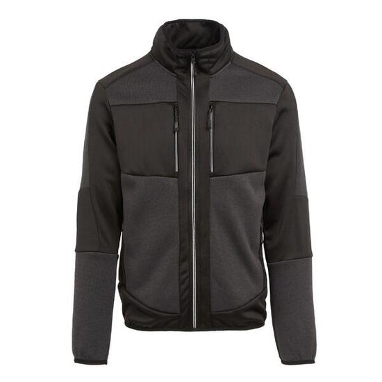 EVolve gebreide stretch midlayer voor volwassenen (As/Zwart)