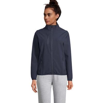 Giacca Soft Shell Con Cerniera Donna SOLS Falcon Blu Abisso