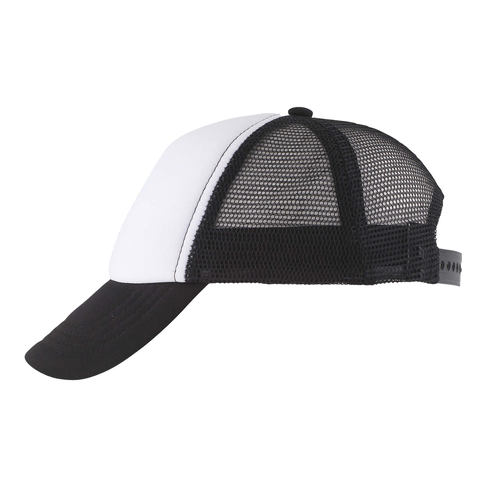Casquette De Baseball BUBBLE Enfant (Blanc / Noir) 3/4