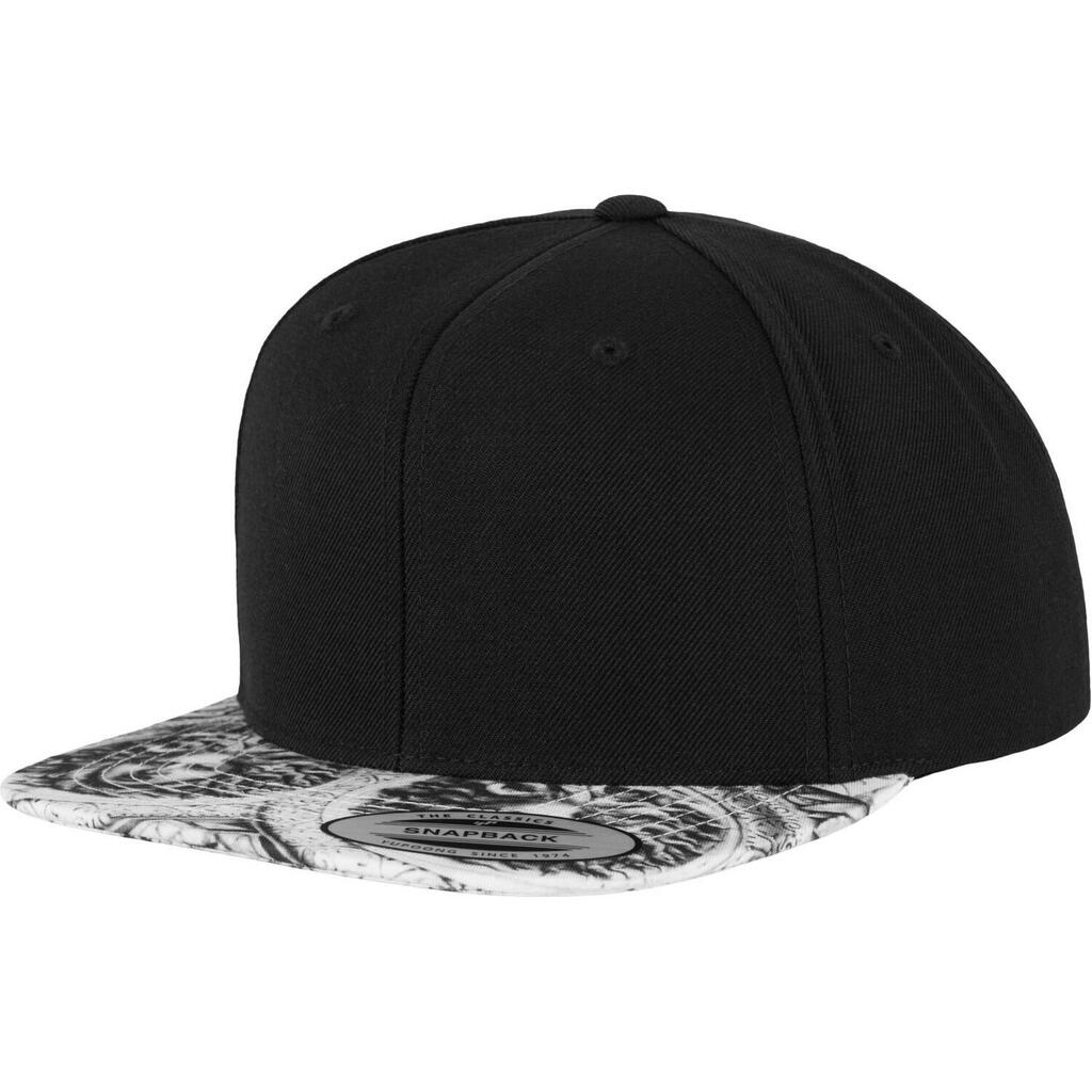Sun King Snapback Cap (Black/White)