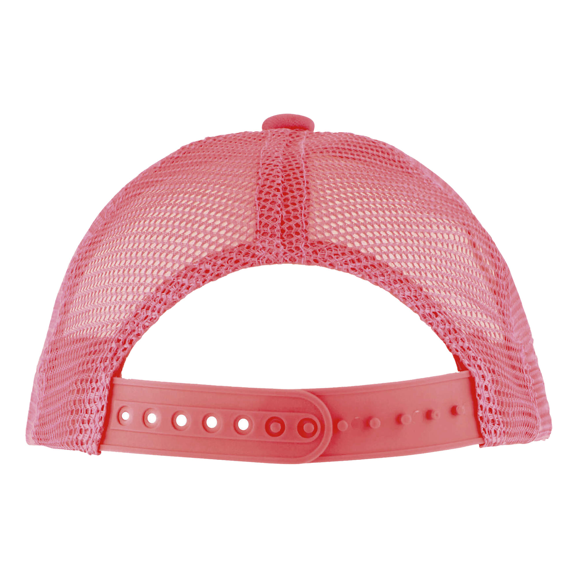 Kinder/Kids Bubbel Baseballpet (Wit/neon-koraal) 2/4