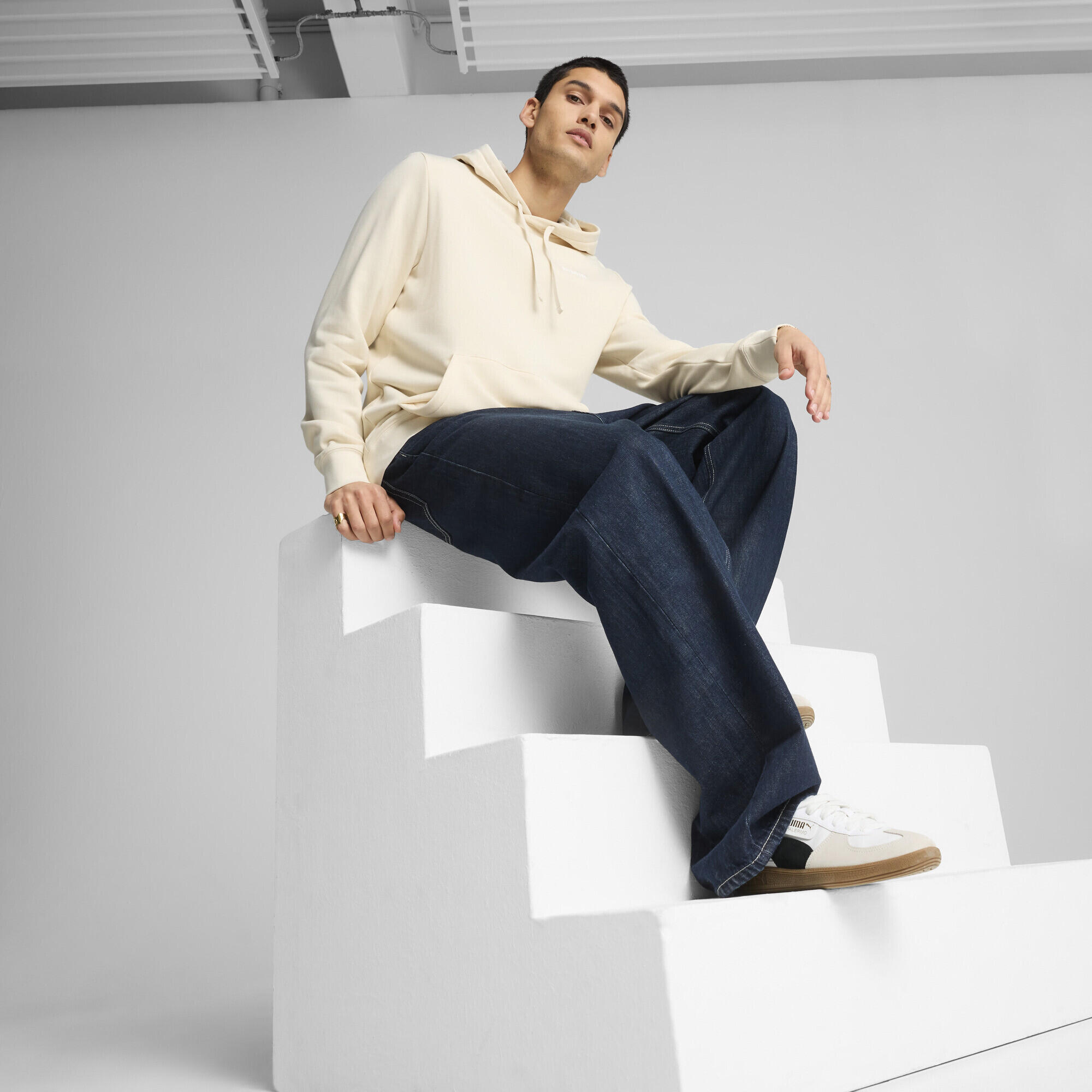 Essentials Small No. 1 Logo Hoodie Herren PUMA No Dye Color Mix 4/7