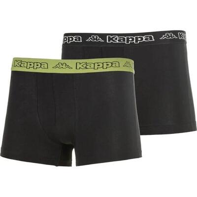 Kappa boxershort 2-pack zwart-limeade 2xl