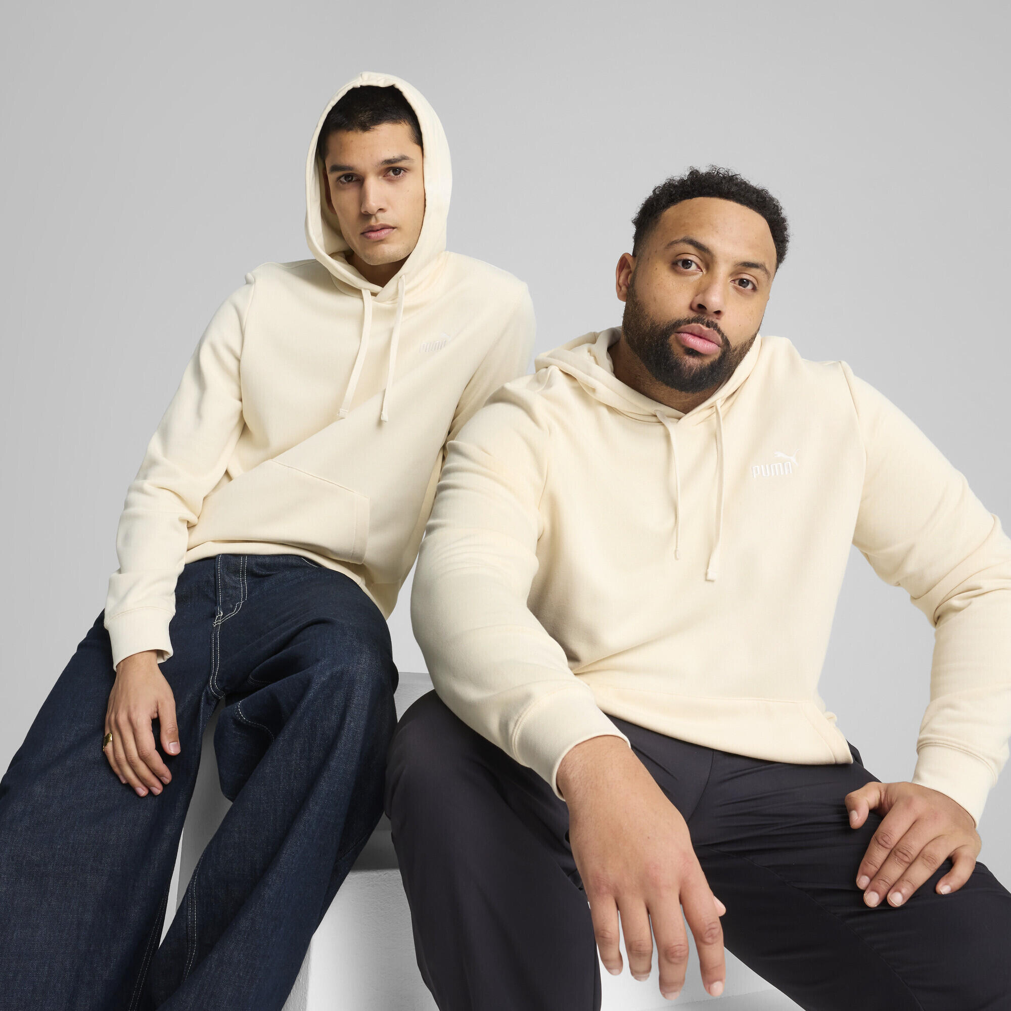 Essentials Small No. 1 Logo Hoodie Herren PUMA No Dye Color Mix 2/7
