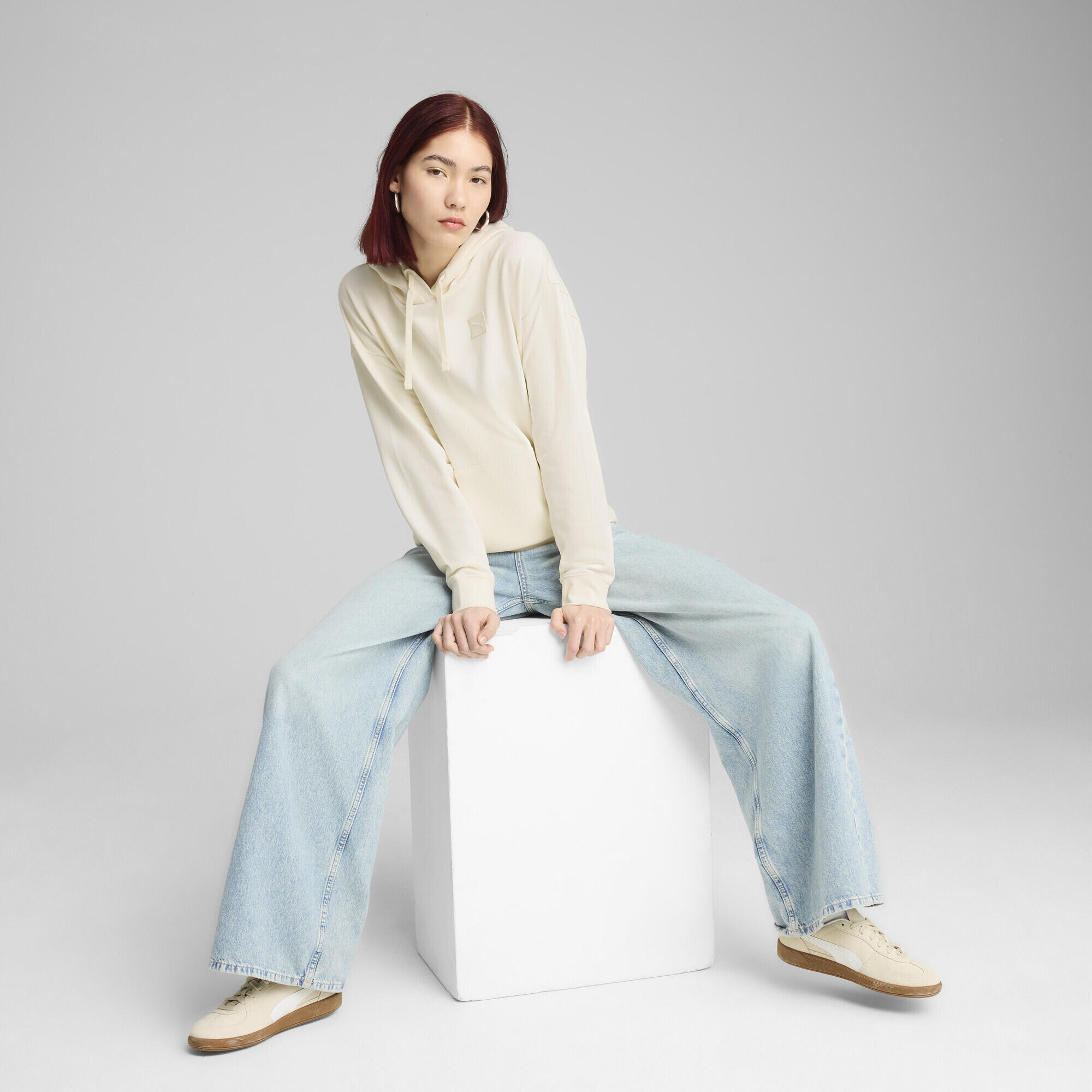 ESS ELEVATED comfortabele hoodie voor dames PUMA No Dye Color Mix 7/7