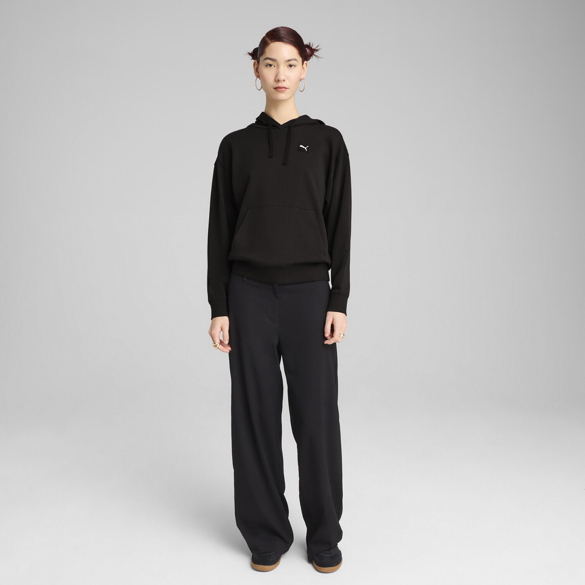 Felpa con cappuccio ESS ELEVATED Comfort da donna PUMA Black 6/13