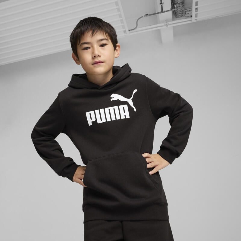 Dětský běh rukáv ESS No. 1 Logo Hoodie PUMA Black